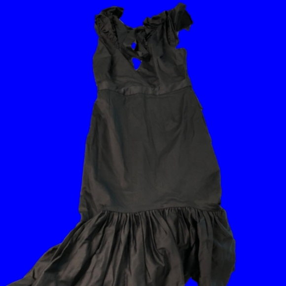 📣 Inspired by Making the Cut  Ruffle 🎀 Flounce Midi 👗 Dress Small 😍 NWOTags - Picture 6 of 6